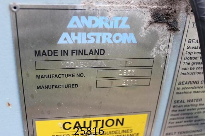 Used Andritz FT2 MODUSCREEN Andritz Ahlstrom Ft2 Moduscreen #25816