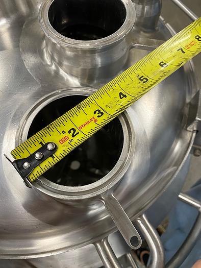 Used DCI 50 Liter Jacketed Stainless Steel Reactor Vessel W/ Steridose Motor