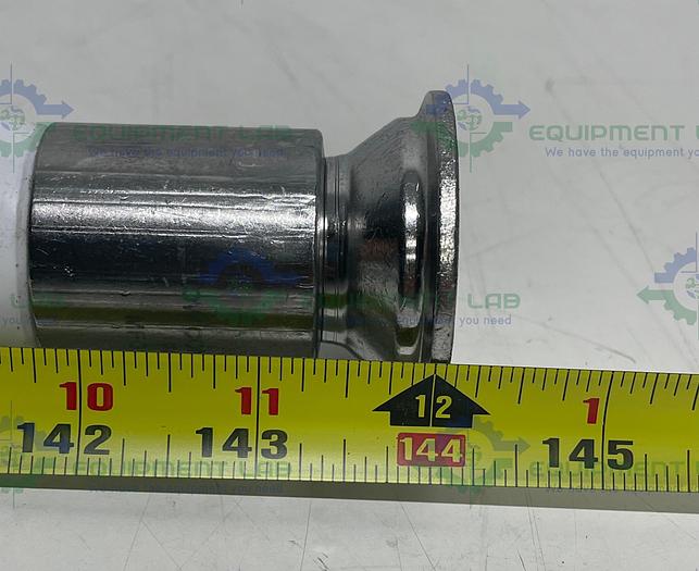 Used Sani-Tech  STHT-R-HD-1000 12Ft Silicone Hose w/ 1 1/2" Sanitary Fitting