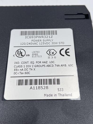 Used Ge IC693PWR321Z