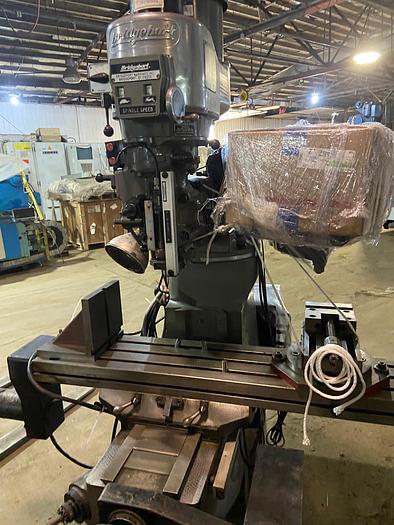 Used Bridgeport Mill Series 42" 2J 1.5 hp