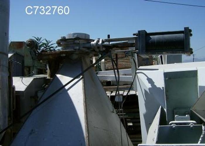 Used Hopper, 11 CF, S/st, 45" x 30" x 46" #C732760