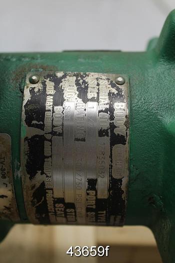 Used Fisher ET 1.5" Steam Valve #43659