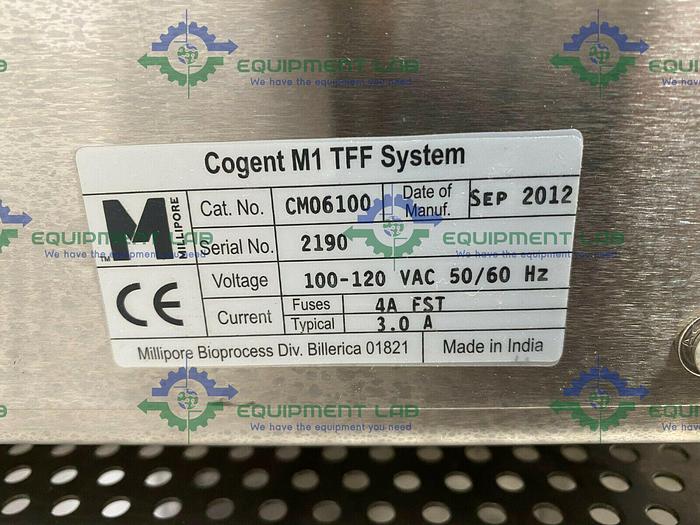 Used 2012 Millipore CM06100 Cogent M1 TFF System 100V