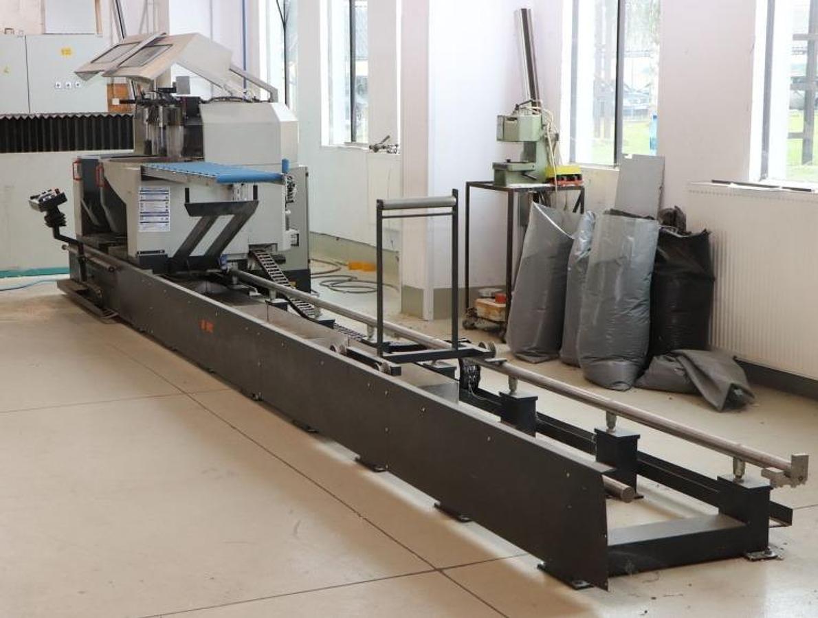 Used ELUMATEC DOUBLE-HEAD AUTOMATIC SAW DG 244 + E 355 YEAR 2014
