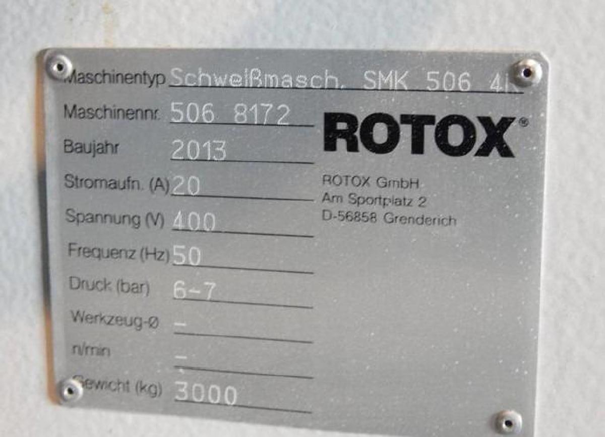 Używane LINIA ZGRZEWAJĄCO - CZYSZCZĄCA ROTOX ROK 2013
