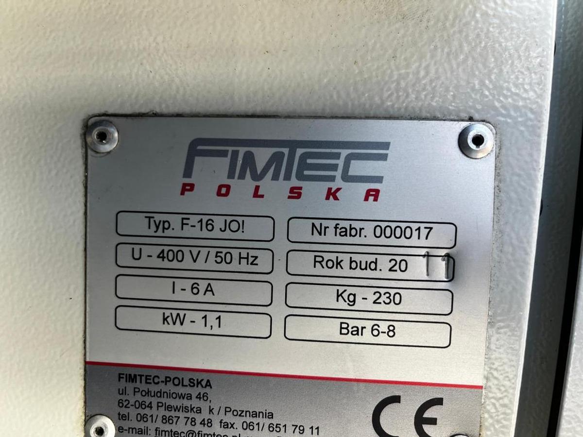 Używane WIERTNICA AUTOMATYCZNA OTWORÓW POD ZAWIASY W RAMIE FIMTEC F-16 JO ROK 2011