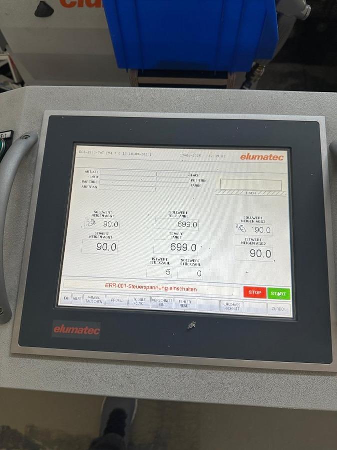 Używane PIŁA DWUGŁOWICOWA ( AUTOMATYCZNA) ELUMATEC DG 142 / E580 / 1 ROK 2017