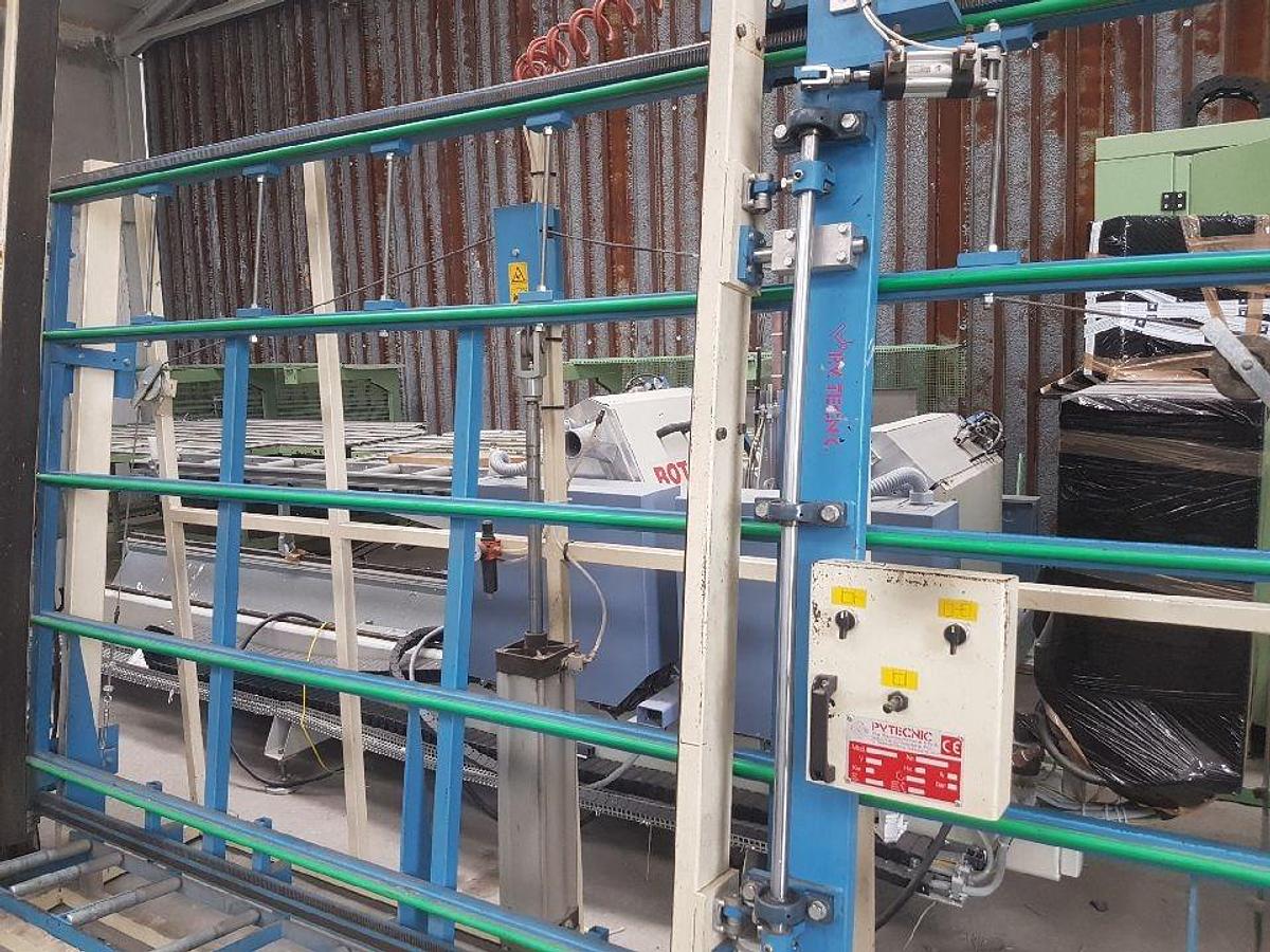 Used GLAZING CONTROL PRESS PV.TECNIC BV 6 YEAR 2001