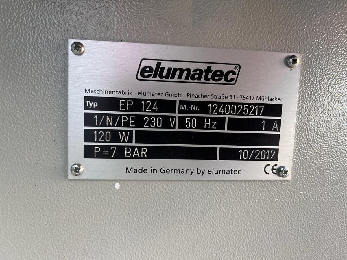 Used CRIMPING MACHINE ELUMATEC EP 124 YEAR 2012
