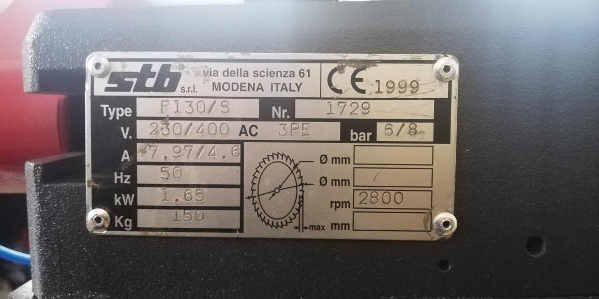 Używane FREZARKO-KOPIARKA (KLAMKOWNICA) STB F 130/S ROK 1999