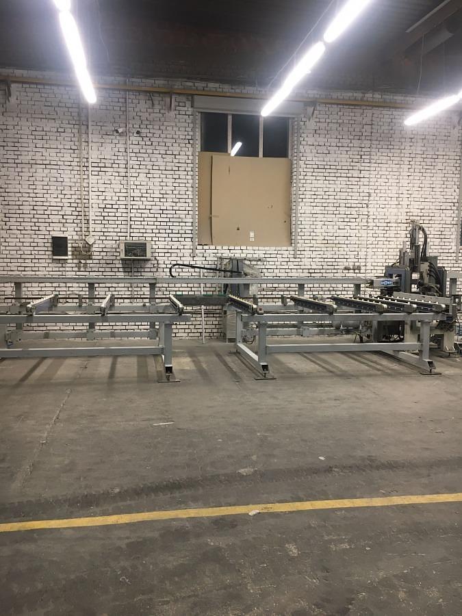 Used HAFFNER CUTTING AND MACHINING CENTRE TYPE 220 WITH AUTOMATIC REINFORCEMENT SAW YEAR 2009