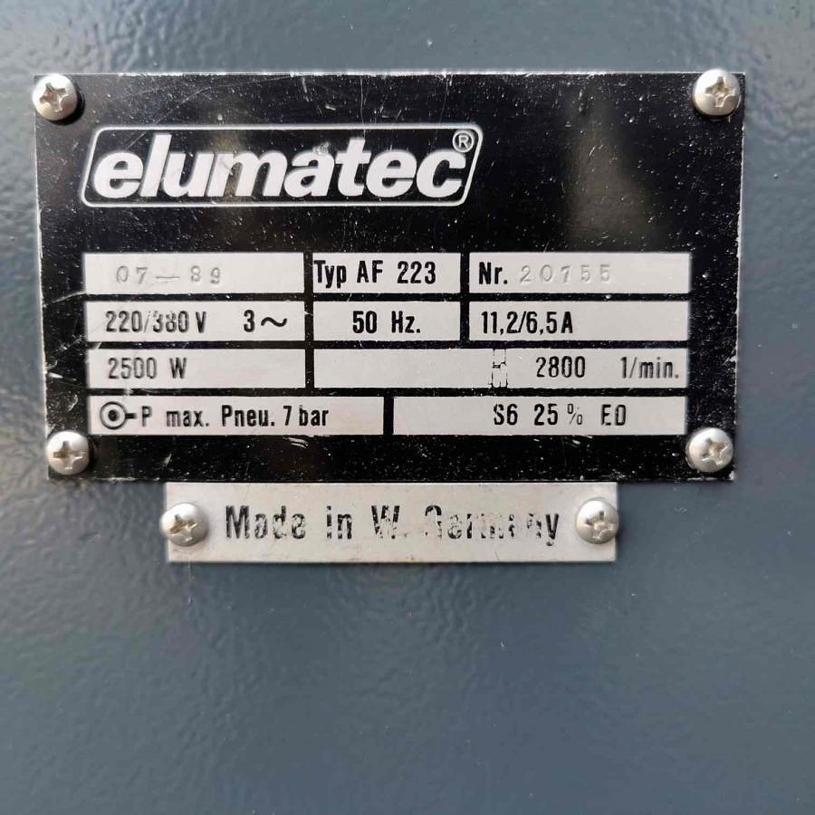 Used ELUMATEC POST MILLING MACHINE AF 223