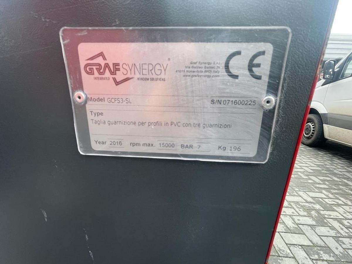 Used GASKET CUTTER SHARPENER GRAF SYNERGY GCF S3 SL YEAR 2016