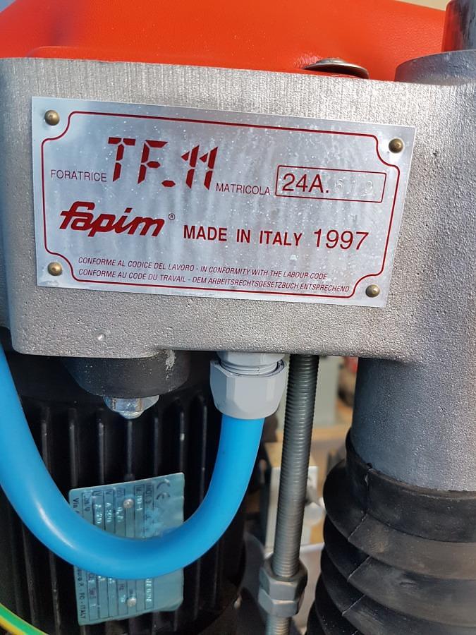 Used FAPIM TF - 11 MULTI-SPINDLE HINGE DRILL YEAR 1997