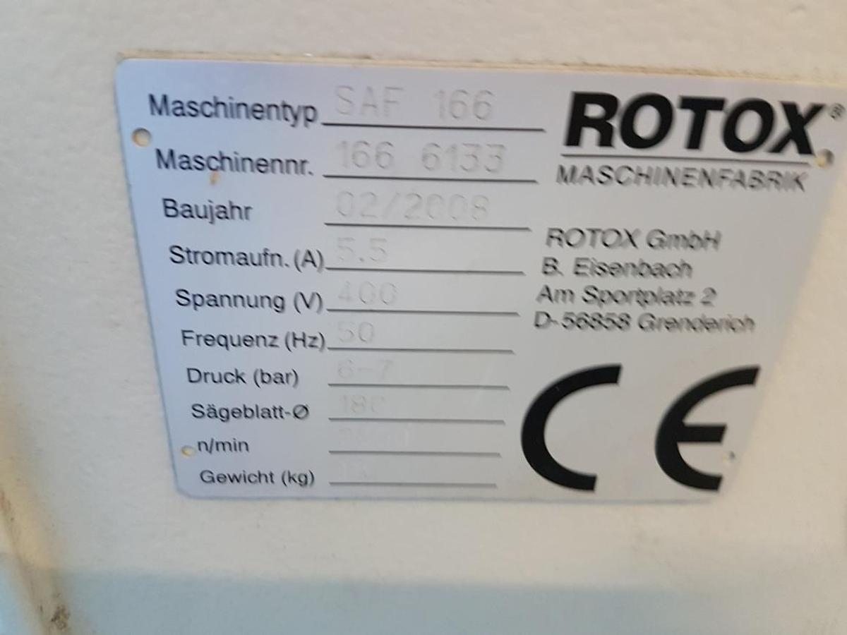 Used POLE MILLING MACHINE ROTOX SAF 166 YEAR 2008