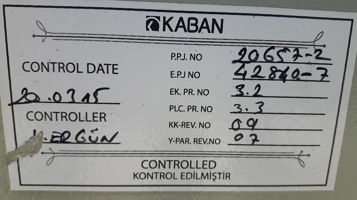Używane PIŁA DWUGŁOWICOWA AUTOMATYCZNA KABAN AC 1040 ROK 2015