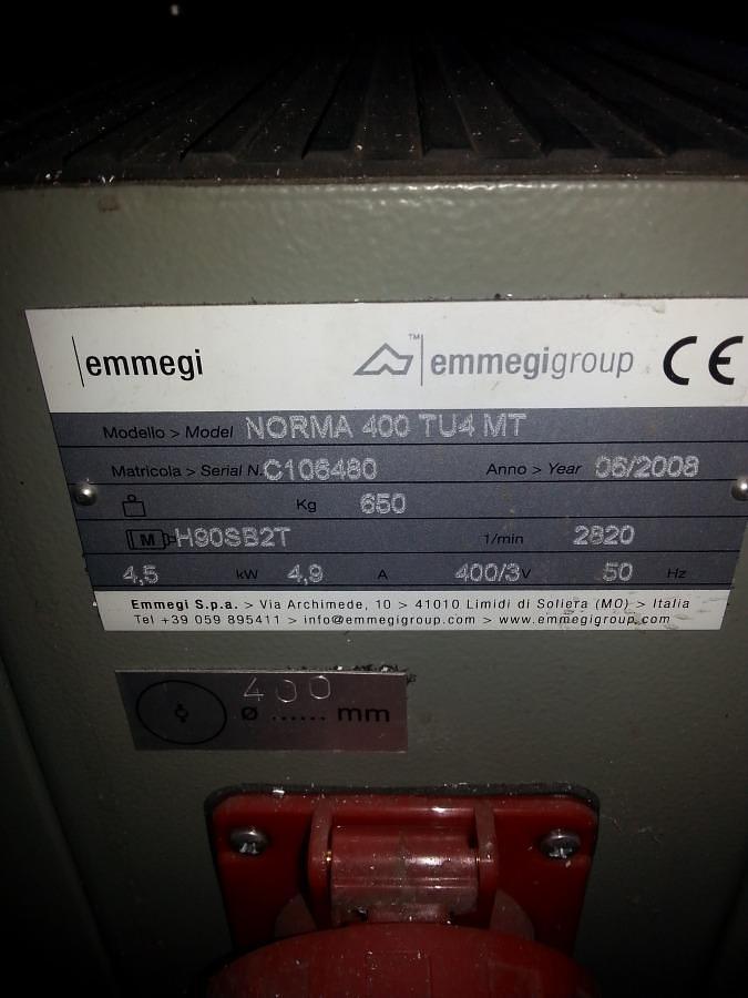 Używane PIŁA DWUGŁOWICOWA  EMMEGI ALUMA NORMA 400 TU4/MT  ROK 2009