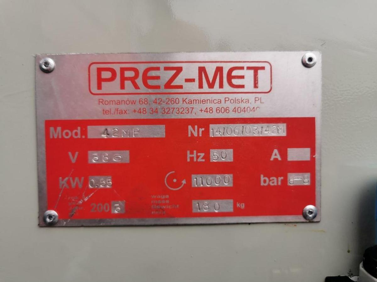 Used MILLING AND COPYING MACHINE PREZ-MET 42 MP YEAR 2008