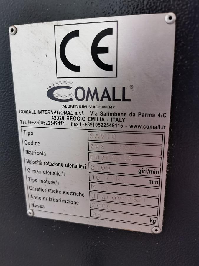 Used MULTI-SPINDLE HINGE DRILL COMALL SAVIO YEAR 2007