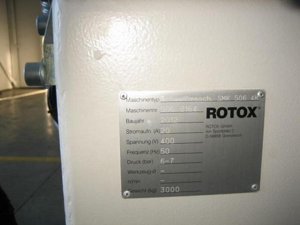 Używane ZGRZEWARKA CZTEROGŁOWICOWA ROTOX SMK 506 4K ROK 2012