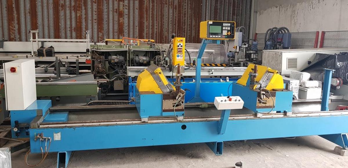Used AUTOMATIC DOUBLE-HEADED SAW RAPID DGL 200 E YEAR 2000