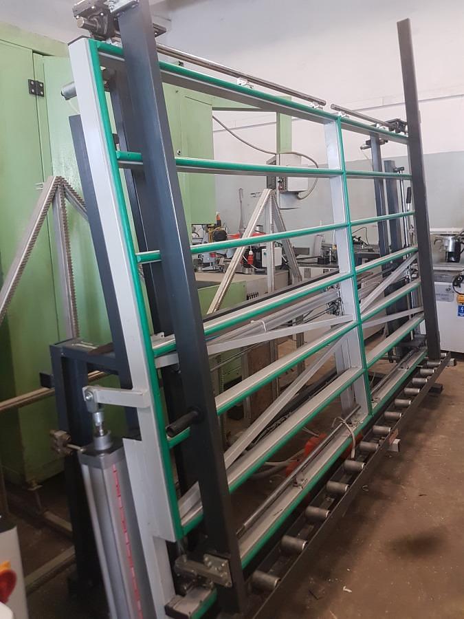 Used ELUMATEC VE 3000 INSPECTION AND GLAZING PRESS