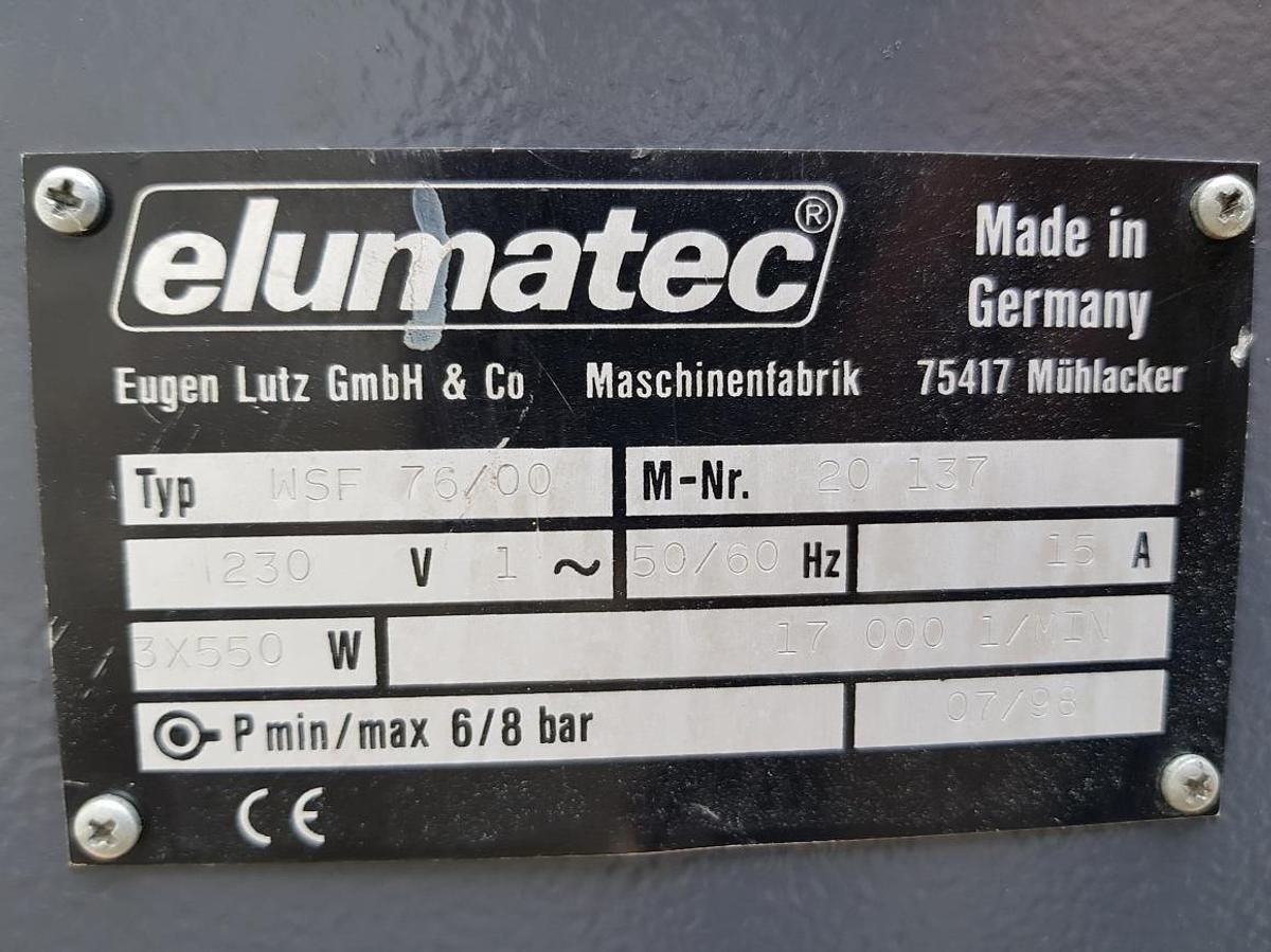 Używane FREZARKA DO ODWODNIEŃ AUTOMAT ELUMATEC WSF 76/00