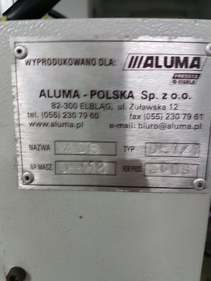 Używane WKRĘTARKA DWUTOROWA DO WZMOCNIEŃ ALUMA / POWASERT ADS - DE 1/1 ROK 2008
