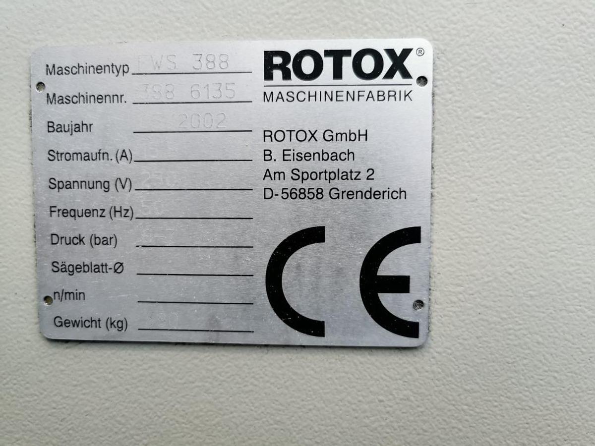 Używane FREZARKA DO ODWODNIEŃ AUTOMAT ROTOX FWS 388 ROK 2002