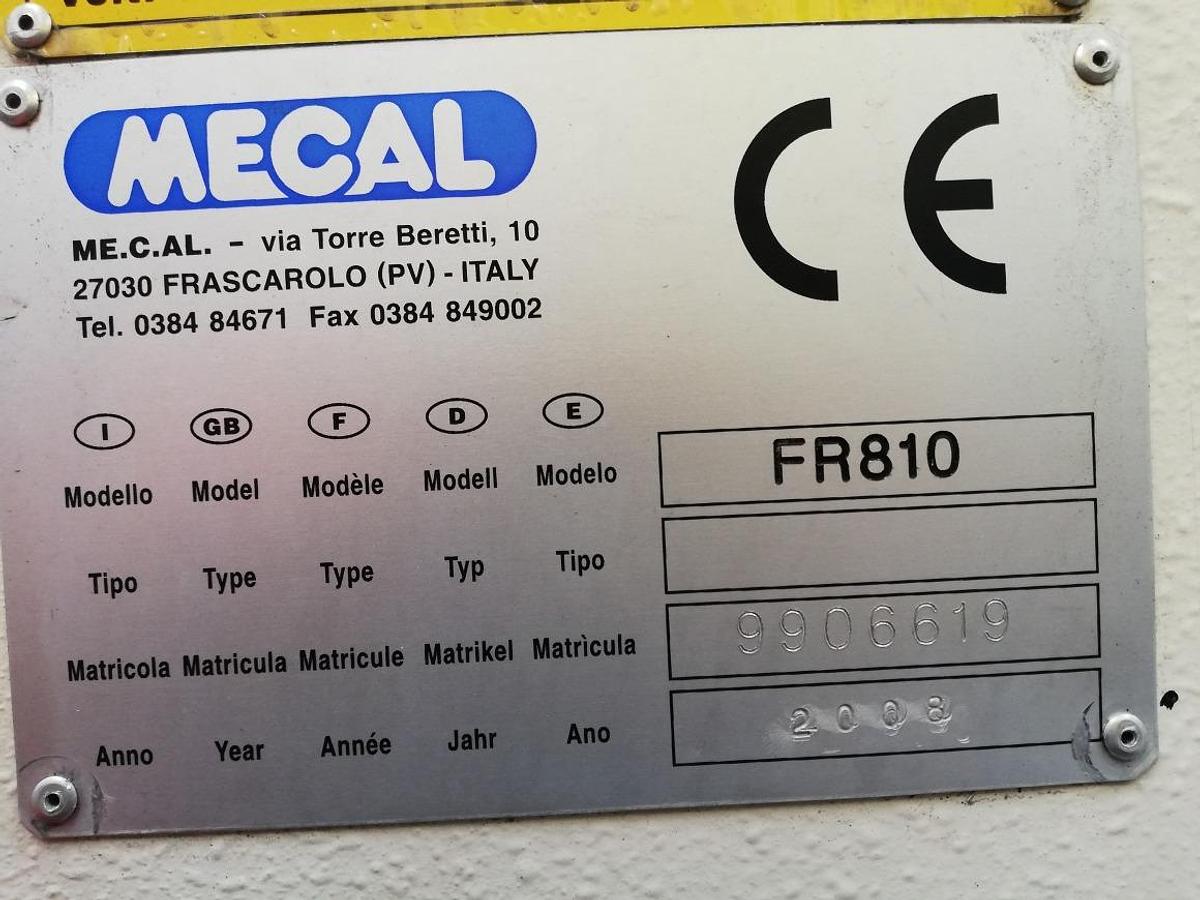 Used MECAL FR 810 MILLING AND COPYING MACHINE YEAR 2008