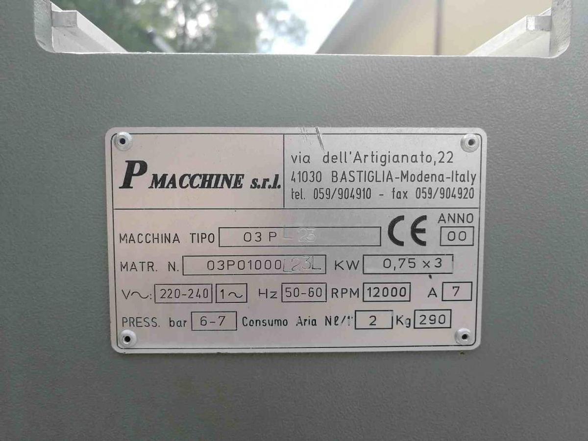 Used TRIPLE SPINDLE MOULDING MACHINE PRESSTA EISELE PANTO 500 / CALVET TYPE 03P L23 YEAR 2000