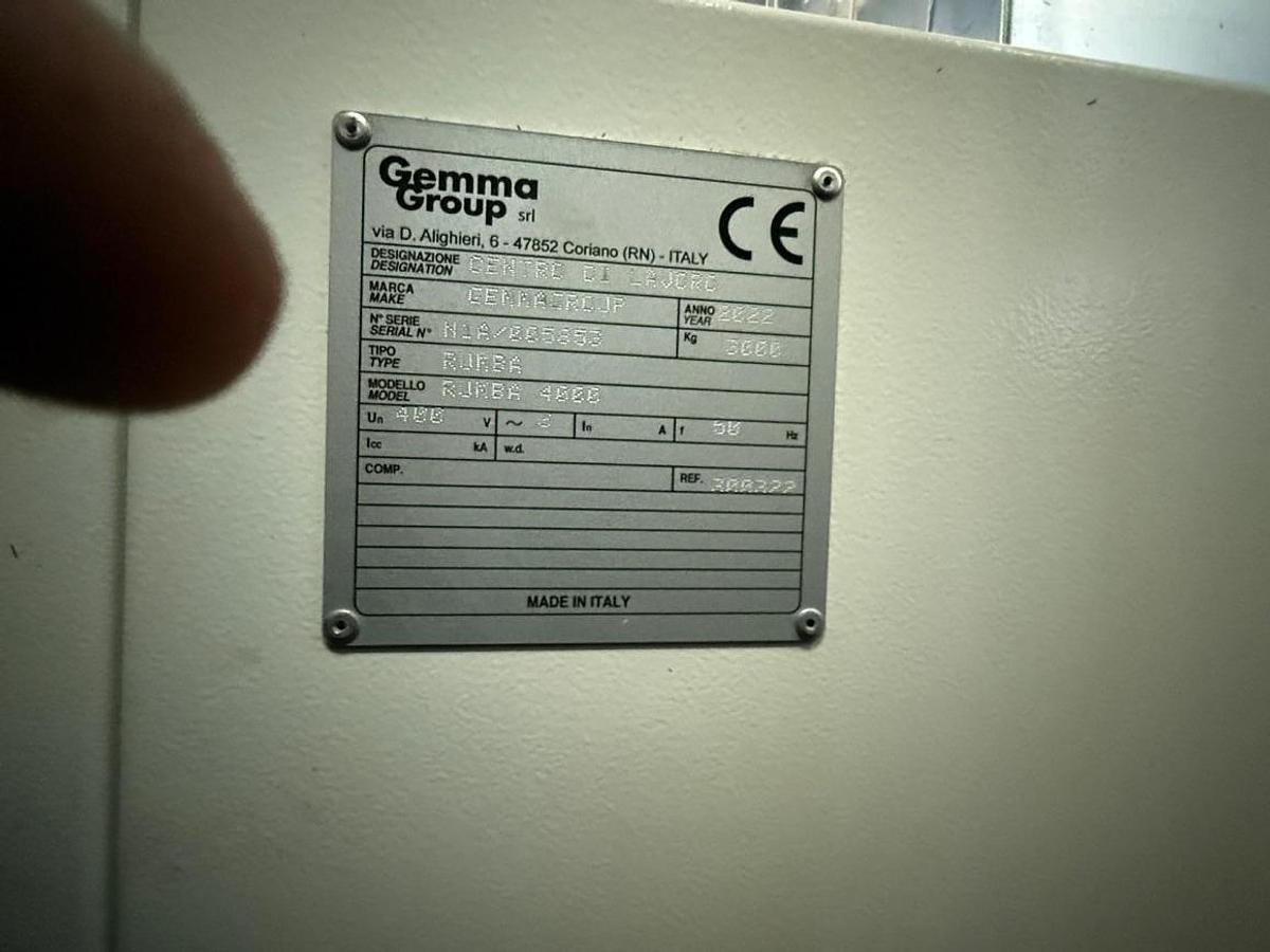 Used CNC MACHINING CENTRE GEMMA GROUP RUMBA 4000 YEAR 2022