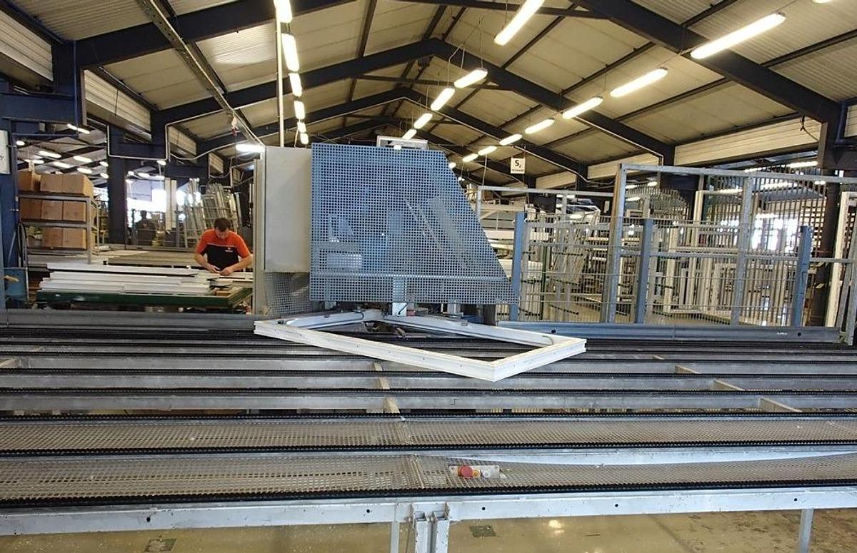 Used HOLLINGER ROTOX SEALING AND CLEANING LINE
