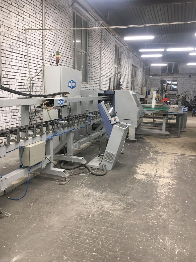Used HAFFNER CUTTING AND MACHINING CENTRE TYPE 220 WITH AUTOMATIC REINFORCEMENT SAW YEAR 2009