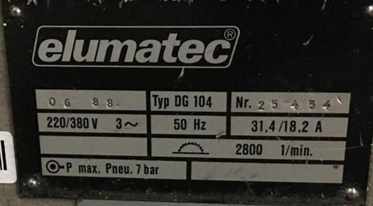 Używane PIŁA AUTOMATYCZNA / DWUGŁOWICOWA ELUMATEC DG 104 / 02