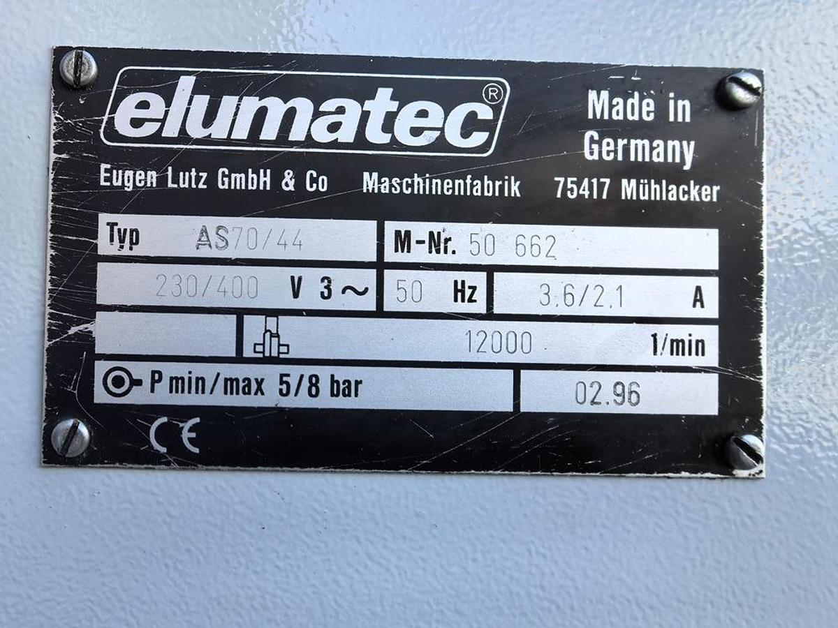 Used MILLING AND COPYING MACHINE ELUMATEC AS 70/44