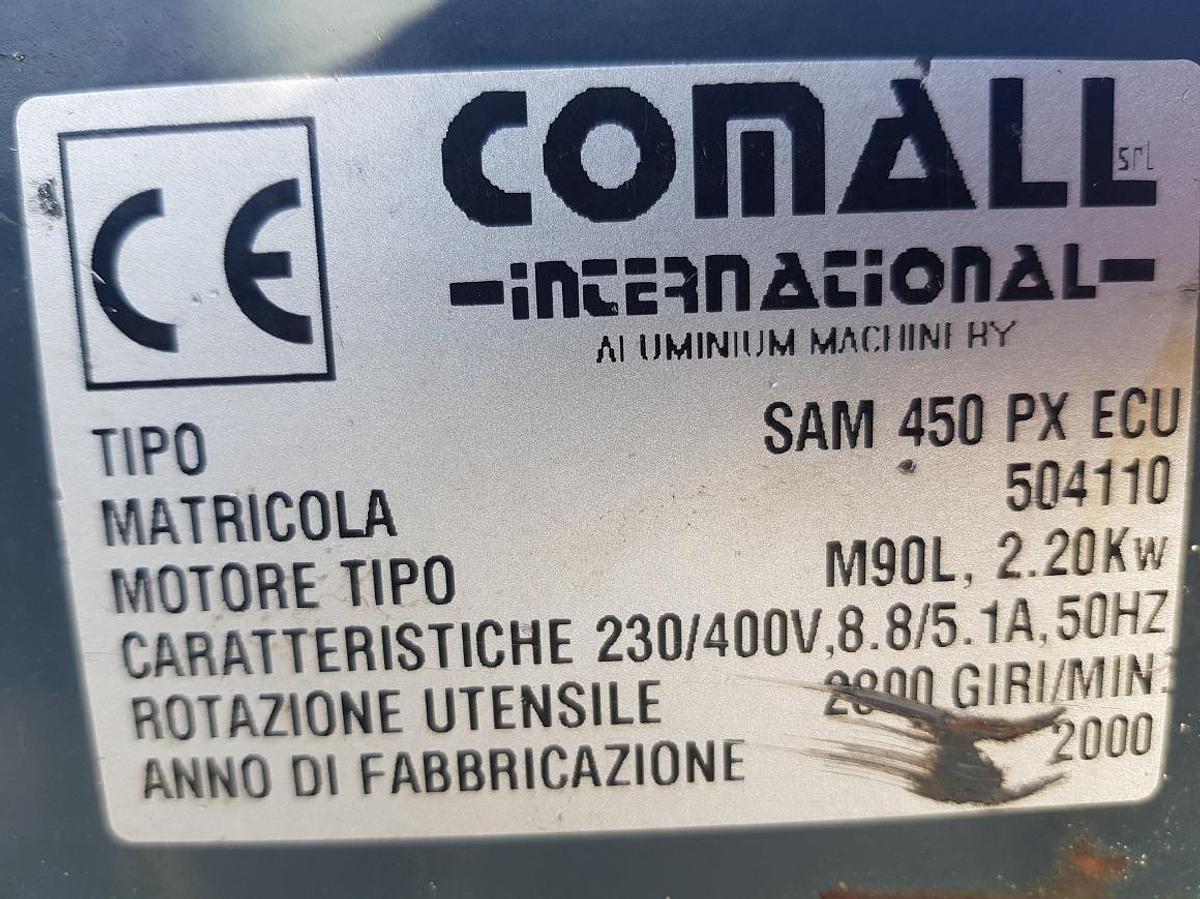 Used SINGLE HEAD SAW COMALL SAM 450 PX ECU YEAR 2000