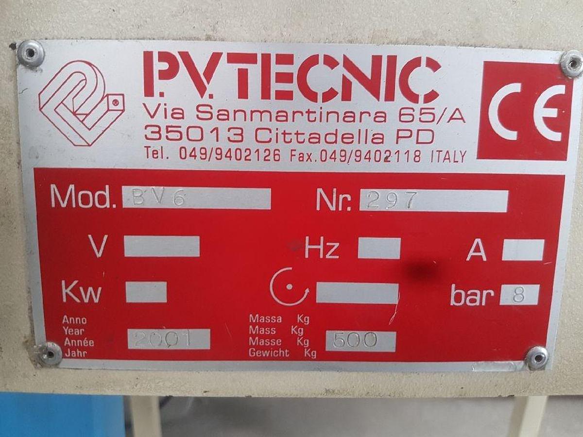 Used GLAZING CONTROL PRESS PV.TECNIC BV 6 YEAR 2001