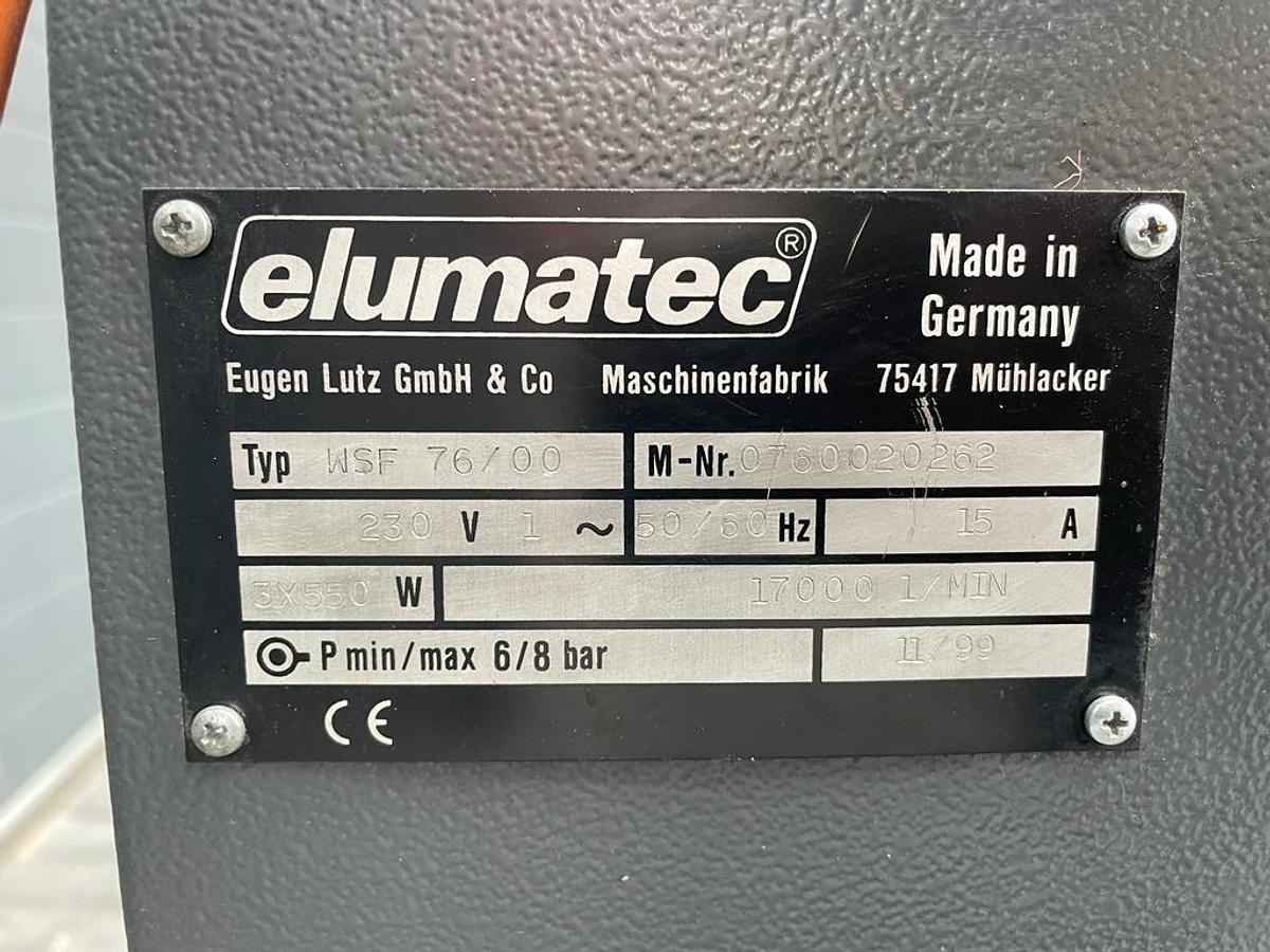 Używane FREZARKA DO ODWODNIEŃ AUTOMAT ELUMATEC WSF 76/00 1999 ROK.