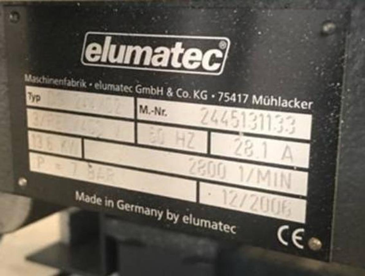 Używane PIŁA DWUGŁOWICOWA / AUTOMATYCZNA ELUMATEC DG 244 / 02 ROK 2006