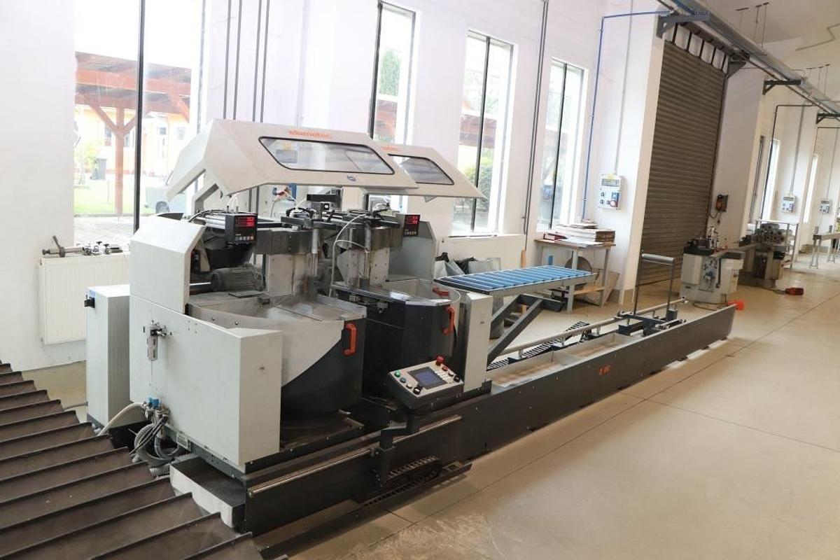 Used ELUMATEC DOUBLE-HEAD AUTOMATIC SAW DG 244 + E 355 YEAR 2014