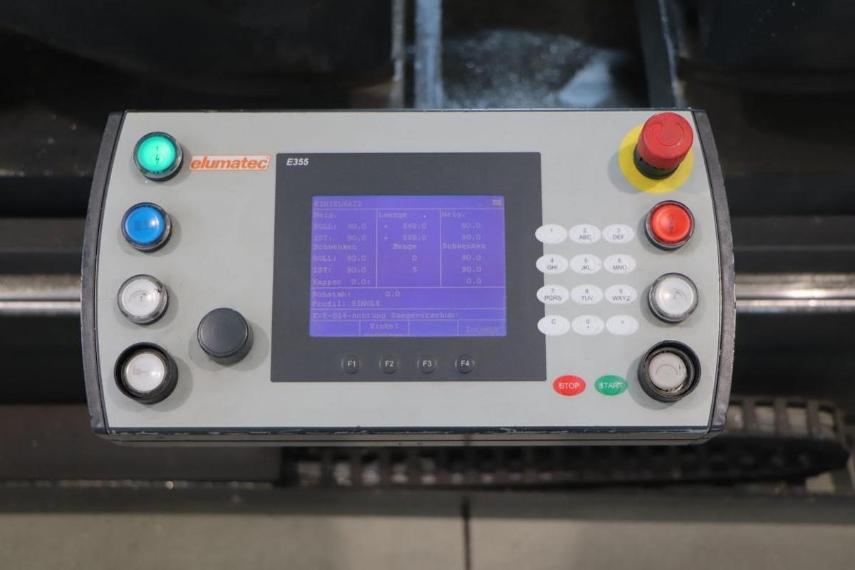 Używane PIŁA DWUGŁOWICOWA AUTOMATYCZNA ELUMATEC DG 244 + E 355 ROK 2014