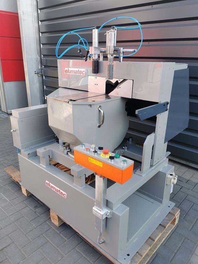 Used ELUMATEC SINGLE HEAD SAW MGS 105 WITH TABLES