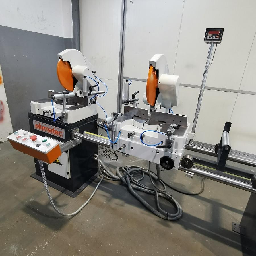 Used ELUMATEC DOUBLE-HEAD SAW DG 79 LONG