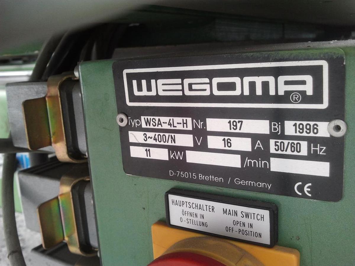 Used FOUR HEAD WELDING MACHINE WEGOMA WSA 4L H YEAR 1996