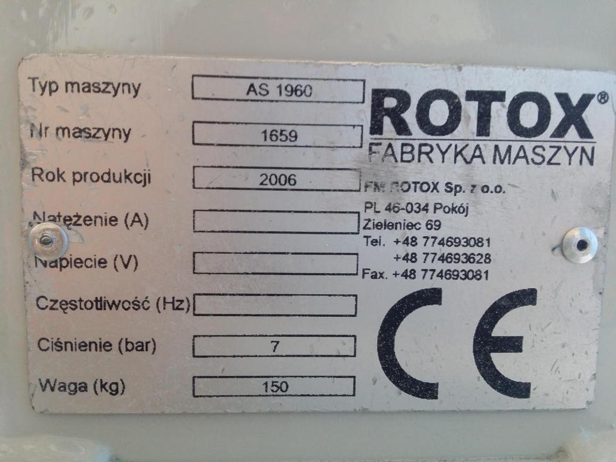 Used REINFORCEMENT SCREWDRIVER ROTOX AS 1960 YEAR 2006