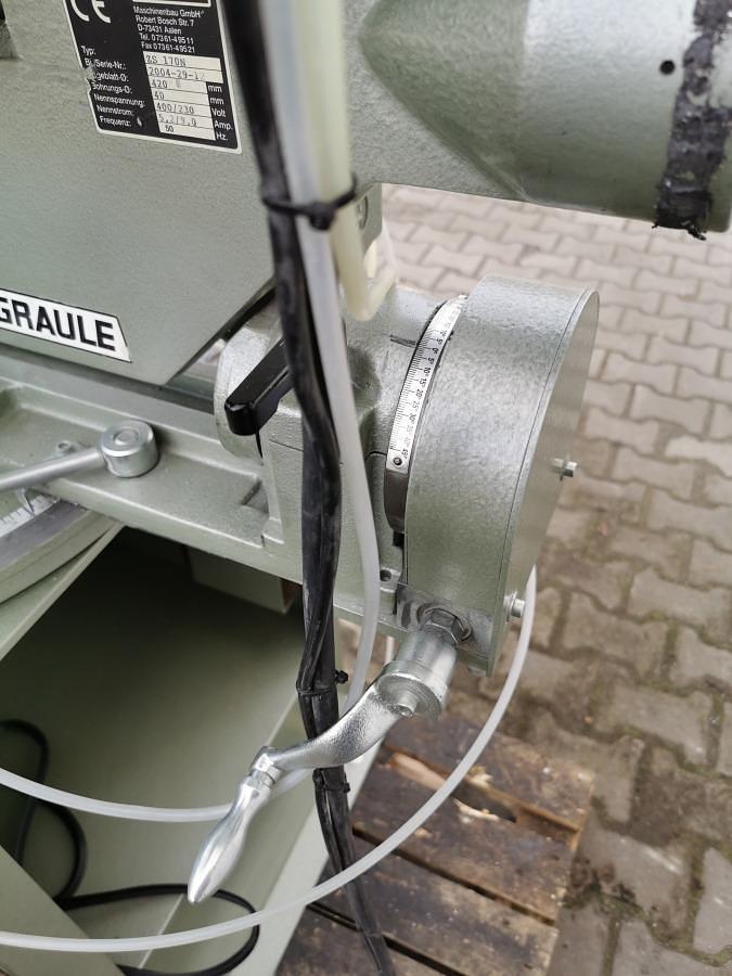 Używane PIŁA JEDNOGŁOWICOWA GRAULE ZS 170 N ROK 2004