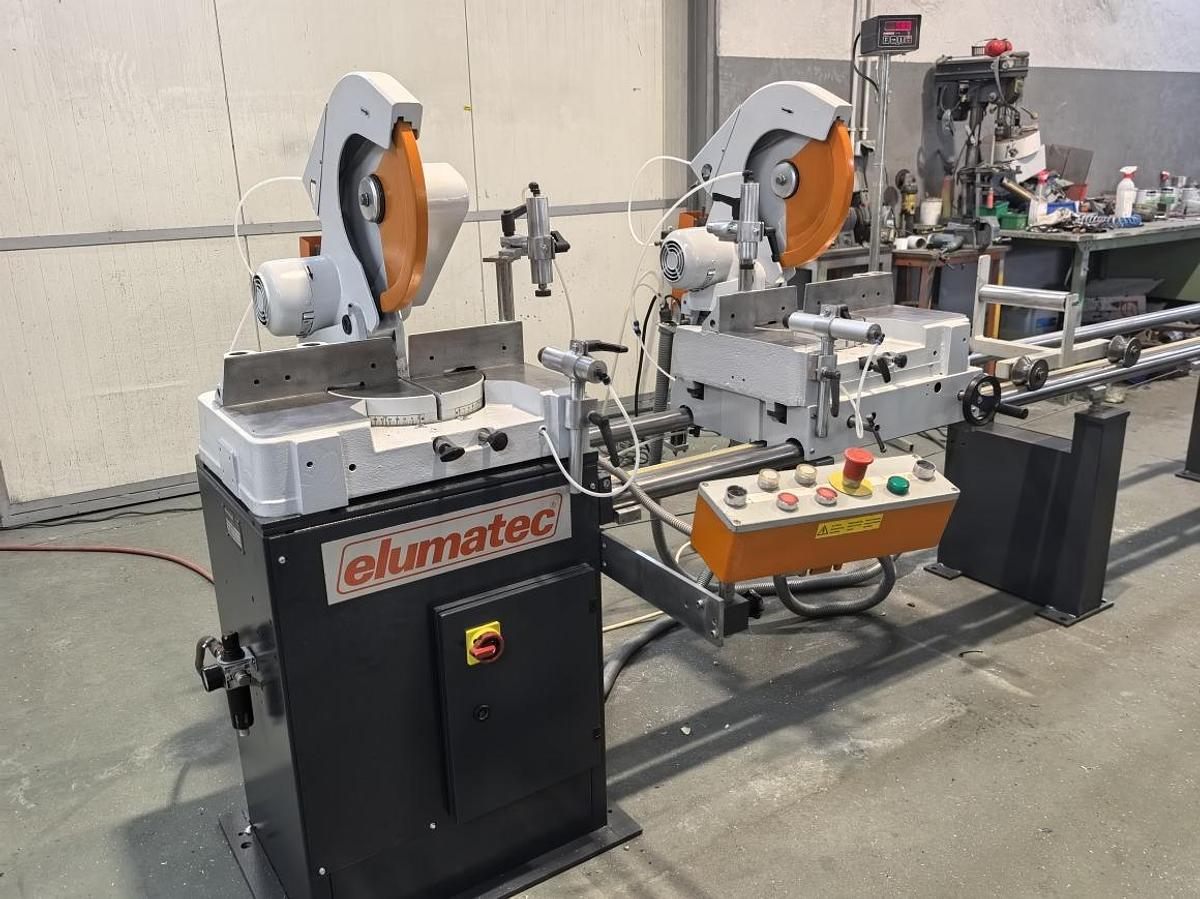 Used ELUMATEC DOUBLE-HEAD SAW DG 79