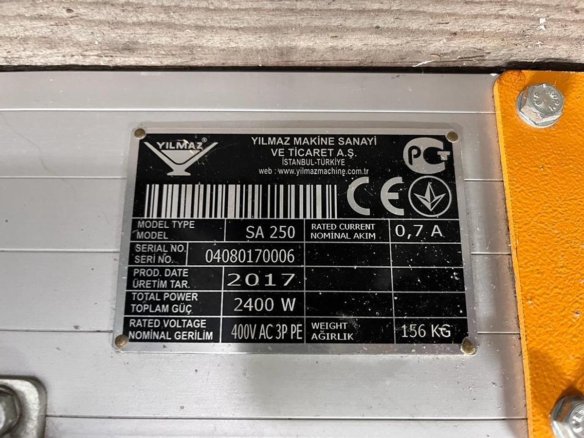 Used WELDING AND CLEANING LINE YILMAZ DK 540 , YILMAZ CNC 610 YEAR 2017